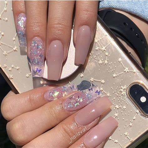 medium nail ideas|simple medium length nails.